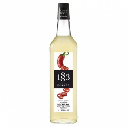 Сироп 1883 Maison Routin Перец кайенский острый (Spicy Cayenne Pepper), 1 литр [81230261] - интернет-магазин КленМаркет.ру