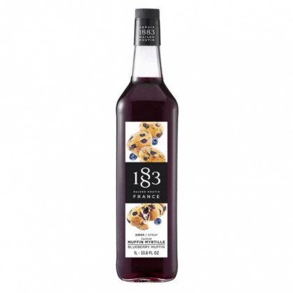 Сироп 1883 Maison Routin Черничный маффин (Blueberry Muffin), 1 литр [81230052] - интернет-магазин КленМаркет.ру