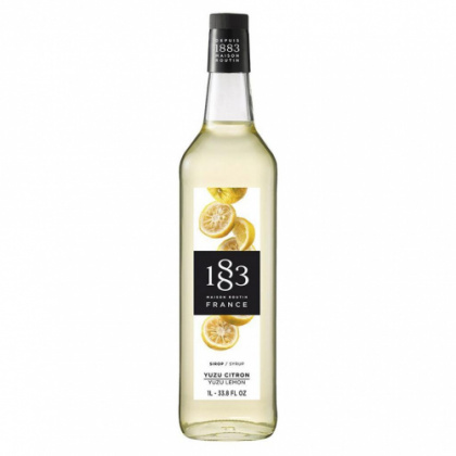 Сироп 1883 Maison Routin Юзу японский лимон (Yuzu Lemon), 1 литр [81230099] - интернет-магазин КленМаркет.ру