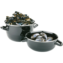НАБОР КАСТРЮЛЬ д/мидий 0,8л сталь 2 шт. [04010661, 00623] - интернет-магазин КленМаркет.ру