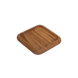 Доска для подачи квадратная 150х150 мм дуб натуральный - интернет-магазин КленМаркет.ру