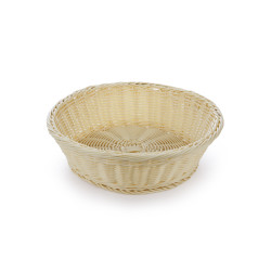 Корзинка пластиковая 360 мм бежевая [Beige 2266] - интернет-магазин КленМаркет.ру