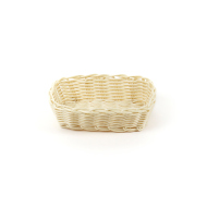 Корзинка пластиковая 180х120 мм бежевая [KT3052]