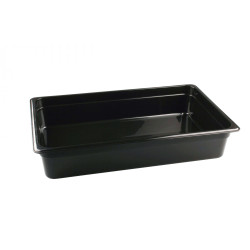 Гастроемкость из полипропилена без крышки GN 1/1 530х325х100 мм черная [422100113] - интернет-магазин КленМаркет.ру