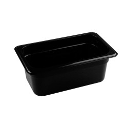 Гастроемкость из полипропилена без крышки GN 1/4 265х162х100 мм черная [422101613] - интернет-магазин КленМаркет.ру