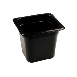 Гастроемкость из полипропилена без крышки GN 1/6 176х162х150 мм черная [422102113] - интернет-магазин КленМаркет.ру