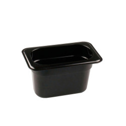 Гастроемкость из полипропилена без крышки GN 1/9 176х108х100 мм черная [422102513] - интернет-магазин КленМаркет.ру
