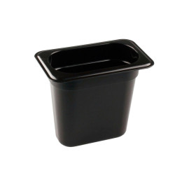 Гастроемкость из полипропилена без крышки GN 1/9 176х108х150 мм черная [422102613] - интернет-магазин КленМаркет.ру