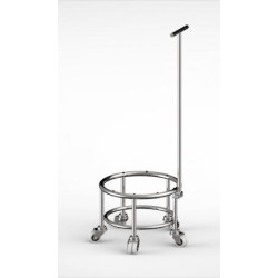 Тележка подкатная ТМП-60  для МПЛ-60 вся нерж. (41000020414) - интернет-магазин КленМаркет.ру