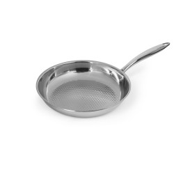 СКОВОРОДА с рифленым дном d=240/50 нерж., ИНДУКЦИЯ, LUXSTAHL - интернет-магазин КленМаркет.ру