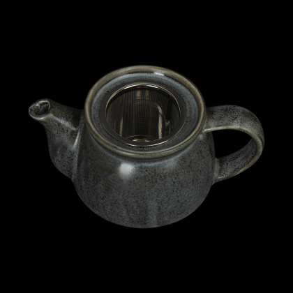 Чайник заварочный с фильтром 550 мл, серый «Corone Urbano»  - интернет-магазин КленМаркет.ру