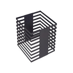 Подставка-куб фуршетная 300х300х380 мм черный Luxstahl - интернет-магазин КленМаркет.ру