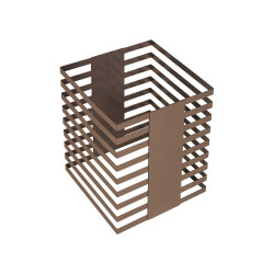Подставка-куб фуршетная 300х300х380 мм бронза Luxstahl - интернет-магазин КленМаркет.ру