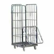 Тележка-стеллаж для перевозки и хранения белья с дверцей ТБ 12.4 (ТБ 12.4)