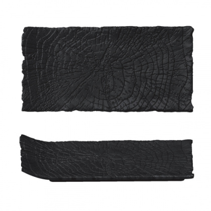 Блюдо прямоугольное 30*15*2,5 см Black Raw Wood - интернет-магазин КленМаркет.ру