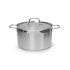КАСТРЮЛЯ 5л нерж.тройное дно d=235 h=130, ИНДУКЦИЯ, серия 