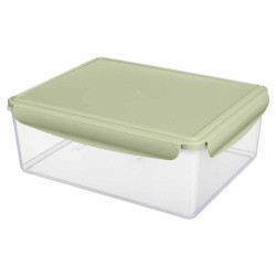 Контейнер 5,4 л 292х228х110 мм с крышкой, прозрачный, ПП [433116731] - интернет-магазин КленМаркет.ру