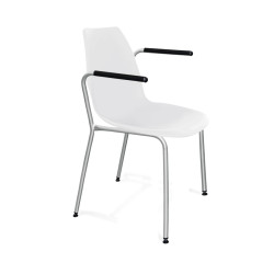 Стул пластиковый SHT-ST29/S98 с жестким сиденьем  - интернет-магазин КленМаркет.ру