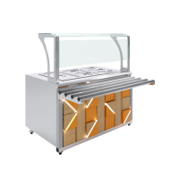 Мармит вторых блюд паровой Junior Luxstahl МВП (С)-1200 Premium (нерж.)