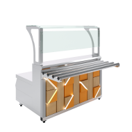 Мармит первых блюд 2-конфорочный Junior Luxstahl МПЧ (С)-1200 Premium (нерж.)