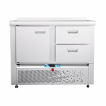 СТОЛ холодильный среднетемпературный СХС-70Н-01 (дверь, ящики 1/2) с бортом (25110011300)