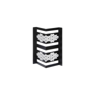 Стойка фуршетная ажурная низкая 220х95х310 мм черный Luxstahl