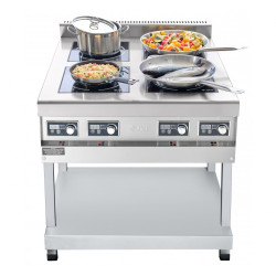 ПЛИТА индукционная 4-х конфорочная КИП-49П-5,0, краш. подставка - интернет-магазин КленМаркет.ру