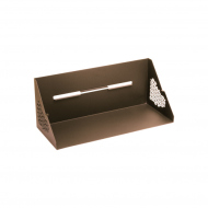 Витрина для фуршета 2-х уровневая ажурная 610х250х250 мм бронза Luxstahl