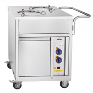 ПРИЛАВОК для подогрева тарелок ПТЭ-70КМ(П)-80 передвижной нерж. (21000807548)