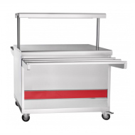 ПРИЛАВОК для горячих напитков ПГН-70ПМ передвижной нерж. (21000805759)