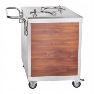 ПРИЛАВОК для подогрева тарелок ПТЭ-70КМ(П)-80 передвижной кашир. (21000807549)