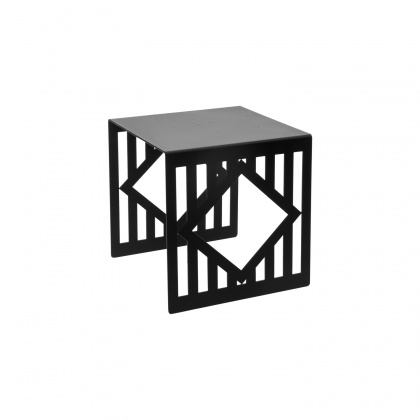 Подставка-куб Квадрат 150х150х150 мм черный Luxstahl - интернет-магазин КленМаркет.ру