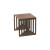 Подставка-куб Треугольник 130х130х130 мм бронза Luxstahl - интернет-магазин КленМаркет.ру