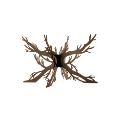 Подставка фуршетная Ветви 275х275х170 мм бронза Luxstahl - интернет-магазин КленМаркет.ру