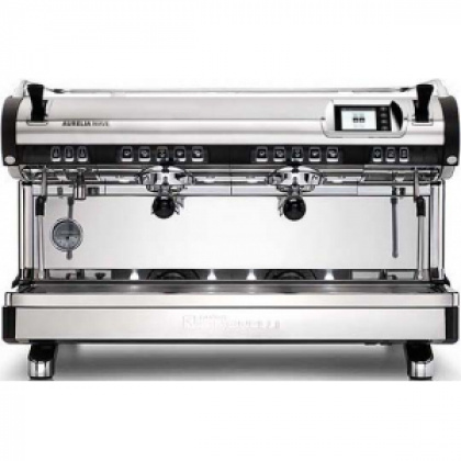 КОФЕМАШИНА - автомат Nuova Simonelli Aurelia Wave 2Gr V 220V black+high groups+LED (206163) - интернет-магазин КленМаркет.ру