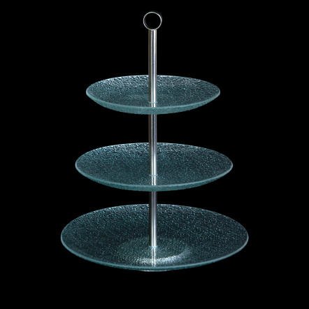 ЭТАЖЕРКА 3-х ярусная круглая 8''/10''/11'' d=21/25/30см