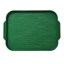 Поднос столовый из полистирола 450х355 мм зеленый [1730] - интернет-магазин КленМаркет.ру