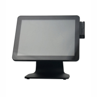 POS-компьютер Q line OL-P10 Черный, 15“ сенсорный + 15 дисплей покупателя (J3455, 4Gb, SSD128Gb, MSR) Windows 10