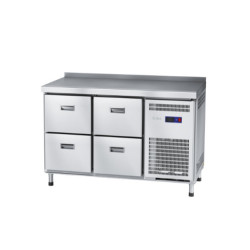 СТОЛ холодильный низкотемпературный СХН-60-01 неохл. столешница с бортом (ящ. 1/2, ящ. 1/2) (24010113300) - интернет-магазин КленМаркет.ру