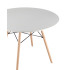 Стол обеденный «Eames D 1000 мм, 4 ножки NEW» нераздвижной Стол обеденный «Eames D 1000 мм, 4 ножки NEW» нераздвижной - интернет-магазин КленМаркет.ру
