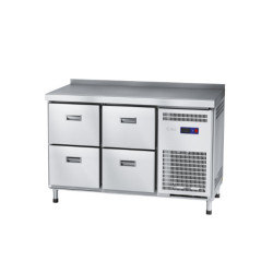 СТОЛ холодильный низкотемпературный СХН-70-01 неохл. столешница с бортом (ящики 1/2, ящики 1/2) (24110113300) - интернет-магазин КленМаркет.ру