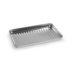 ЛОТОК с рифленым дном 315х245х25 мм нерж.[RGS-PF1915] - интернет-магазин КленМаркет.ру