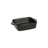 ФОРМА для запекания 140х140х35мм 500мл с двумя ручками, черный 