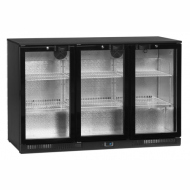 Шкаф холодильный со стеклом TEFCOLD DB301H-3 барный черный