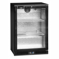 Шкаф холодильный со стеклом TEFCOLD DB126H барный черный