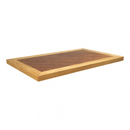 Столешница МДФ 25 мм, шпон дуба раскладка Диагональ