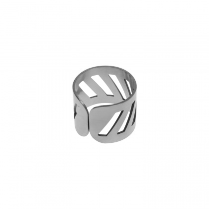Кольцо для салфеток Полосы d4см, h3,5см нерж Luxstahl - интернет-магазин КленМаркет.ру