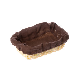 Чехол для корзинки лен коричневый (кт1915 кт1914 прямоугольный) - интернет-магазин КленМаркет.ру