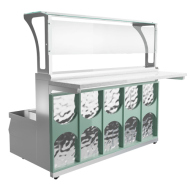 Мармит первых блюд 3-конфорочный индукционный Luxstahl МПИ (С)-1500 Premium Mirror (Зеркало)