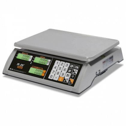 ВЕСЫ торговые Mertech 327 AC-32.5 Ceed LCD Белые - интернет-магазин КленМаркет.ру